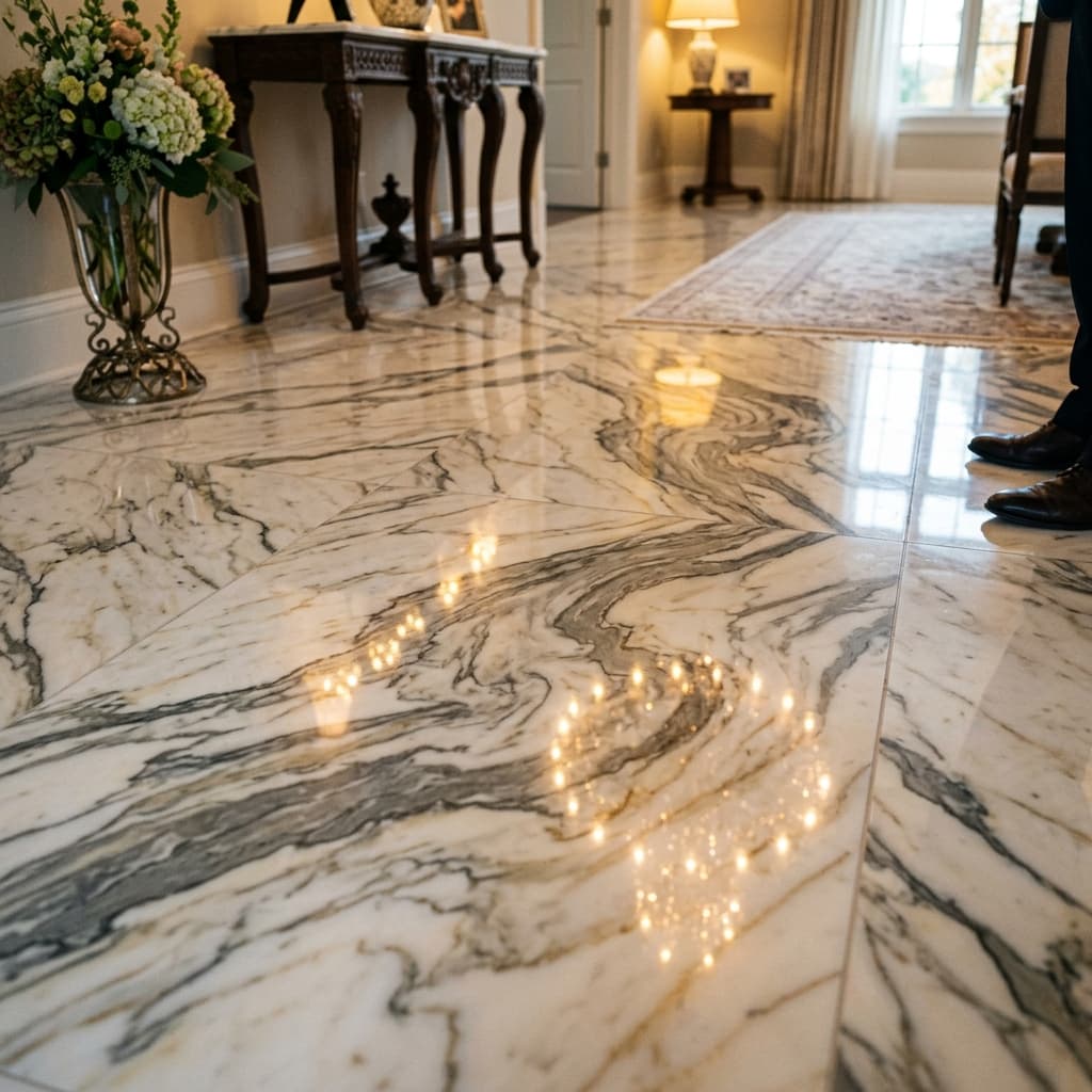 How We Take Care of Your Marble Flooring